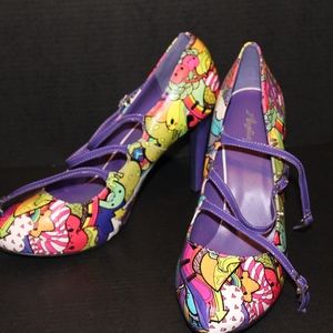 Multi Color 3 Strap Pumps